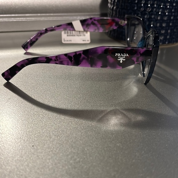 Prada Blue Cat-Eye Glasses - Picture 3 of 5